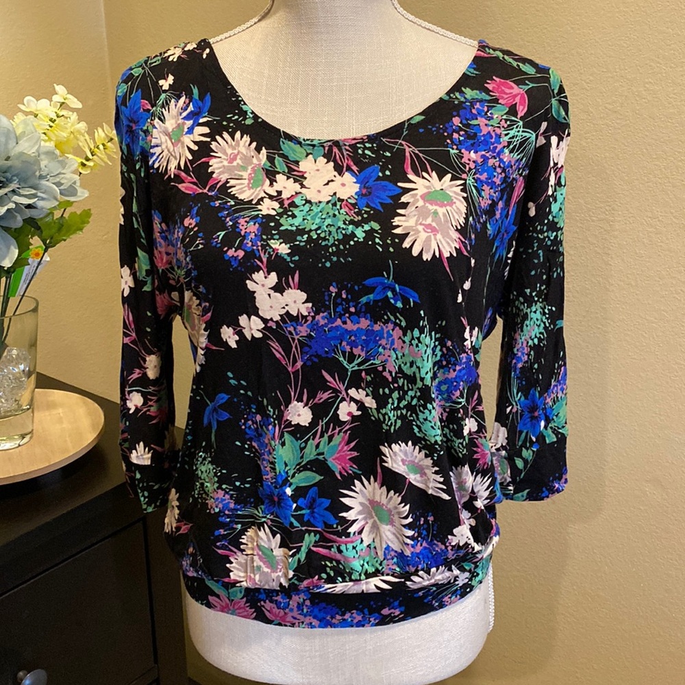 LC Lauren Conrad Floral Top